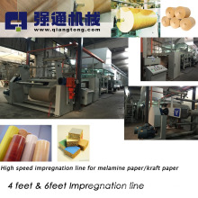 Melamine paper coating machine/ 4 feet melamine paper line